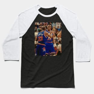 Patrick Ewing and Michael Jordan of The Eastern Conference All-Star Game, 1993 Baseball T-Shirt